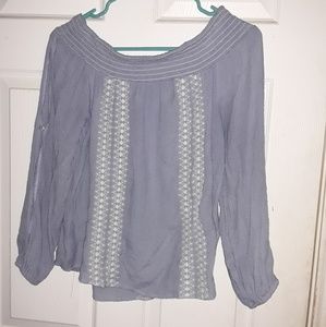 Off the shoulder shirt